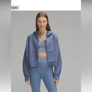 Lululemon full zip scuba M/L in Shade/ Gold NWT